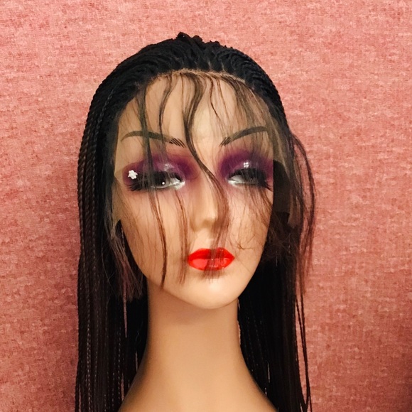 Beautiful Free Part Synthetic Lace Front Box Braids Wig with Baby Hair - Picture 1 of 15